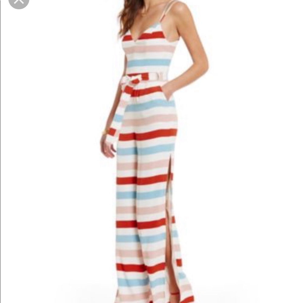 Lovers and friends stripped jumpsuit